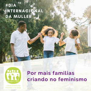 Cartel RedeCRIA Día Internacional Da Muller 8M